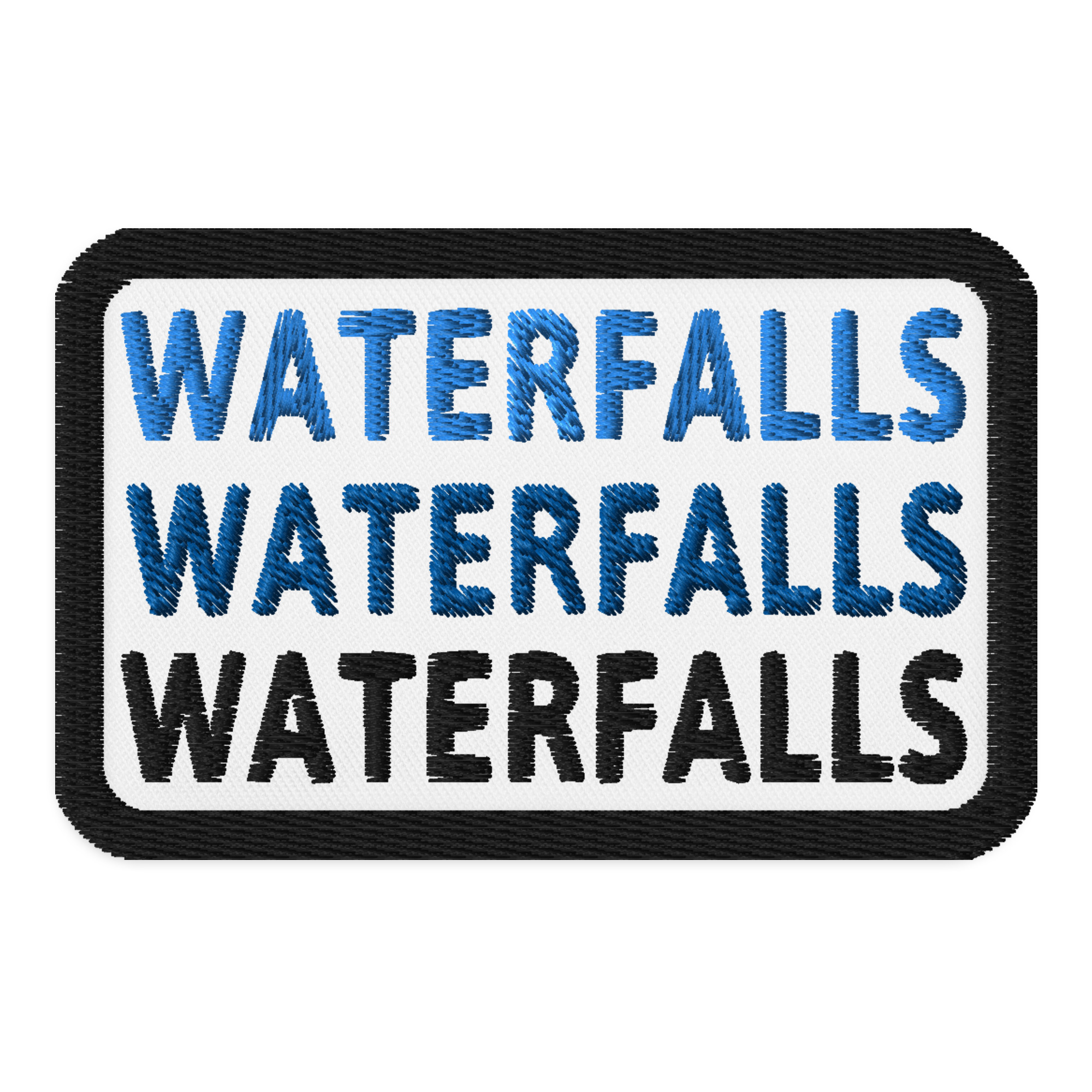 Waterfalls Embroidered Patch