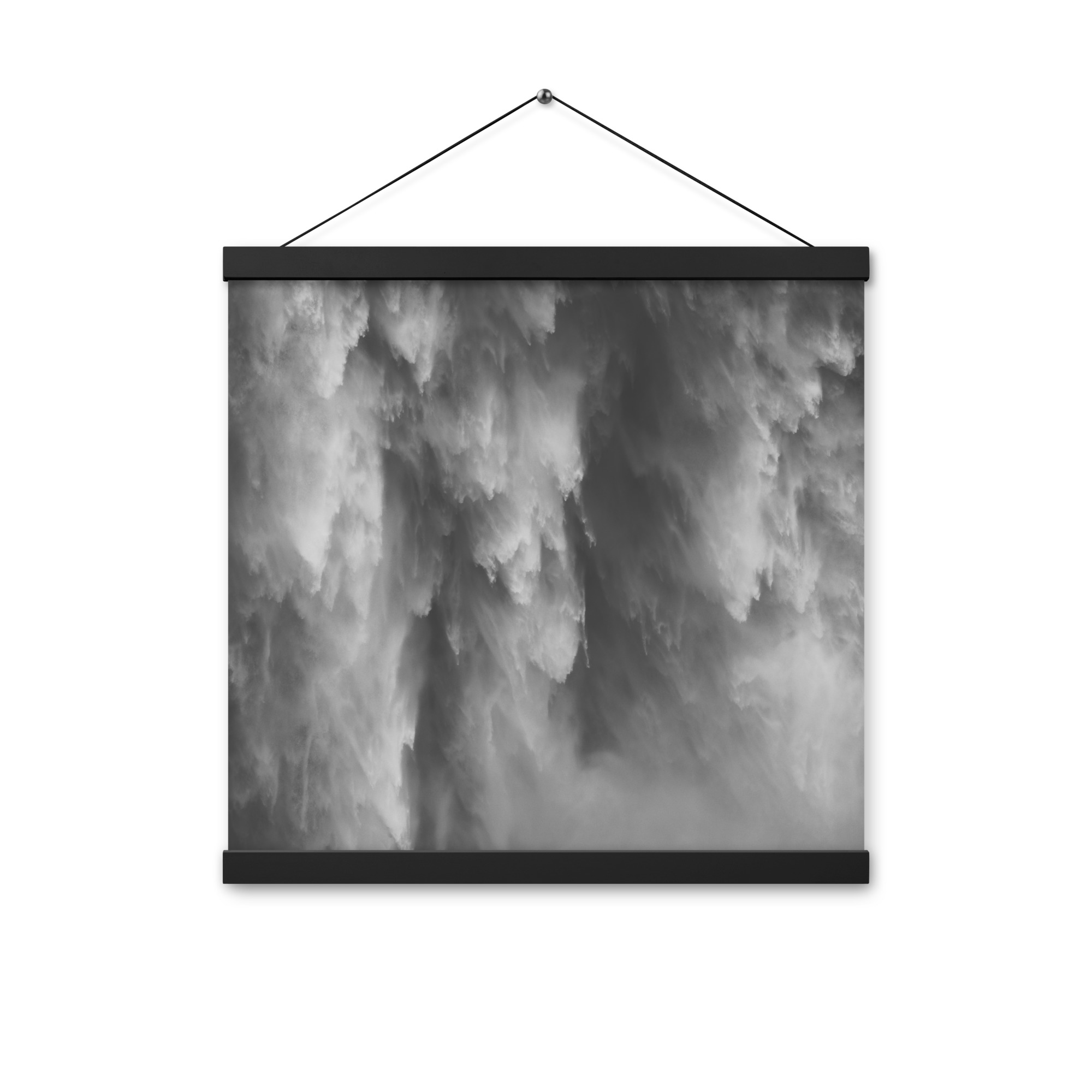 Negative Ions Waterfall Hanging Poster