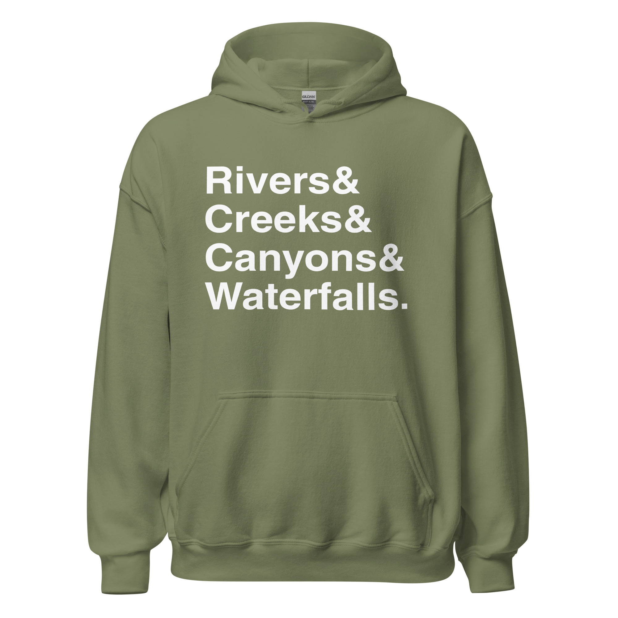 “Rivers and Creeks” Waterfall Hoodie