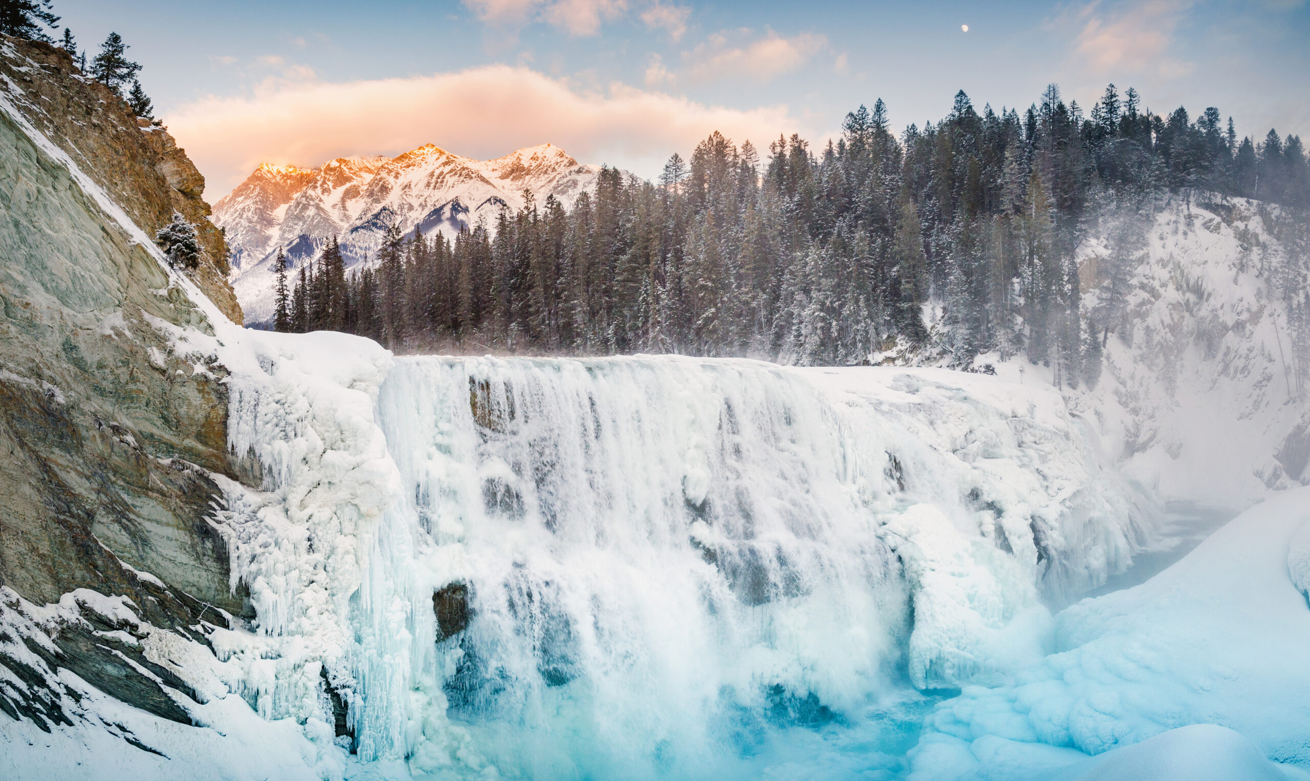 Sunset by Wapta Falls scaled