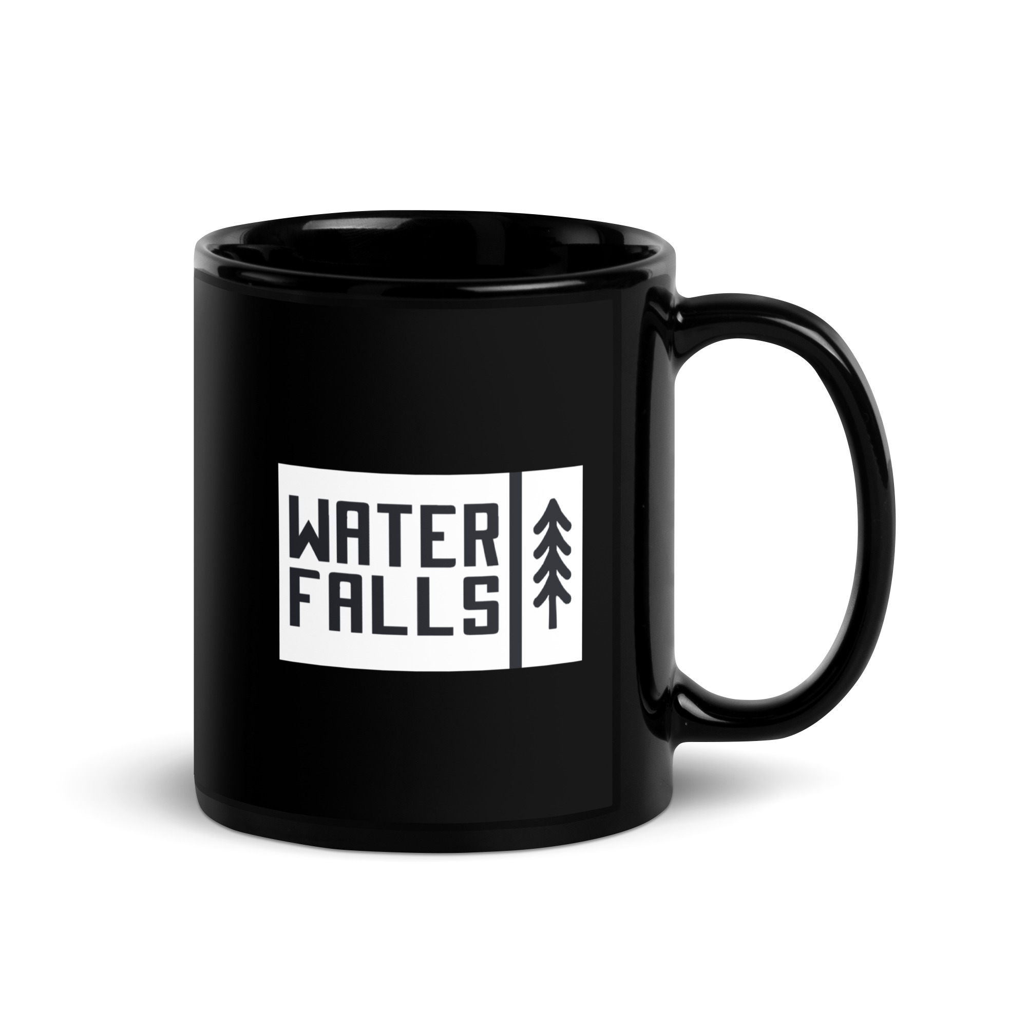 Waterfalls & Pine Tree Coffee Mug