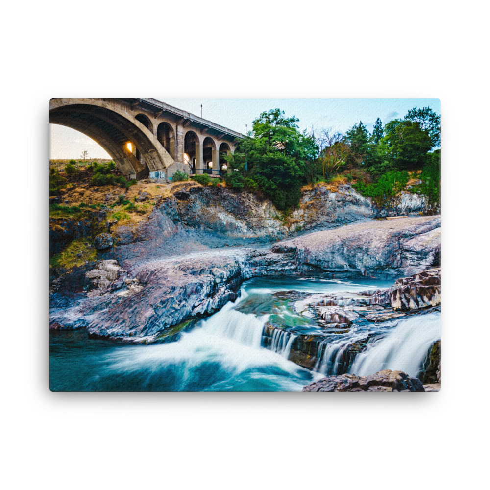 Spokane Falls Canvas Print