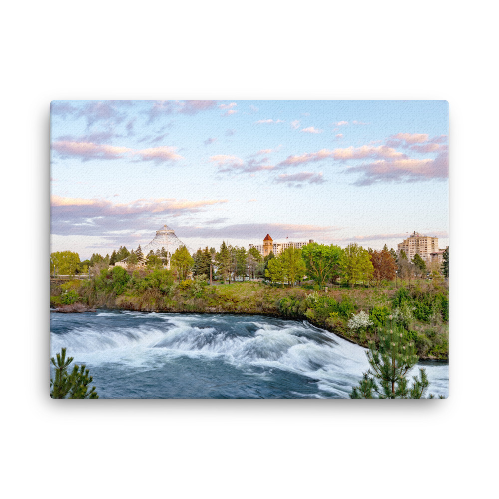 Upper Spokane Falls Canvas Print