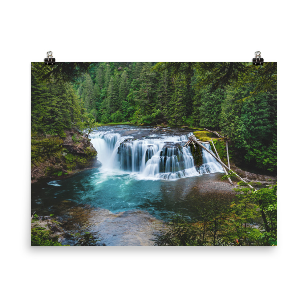 Lower Lewis Falls Matte Poster