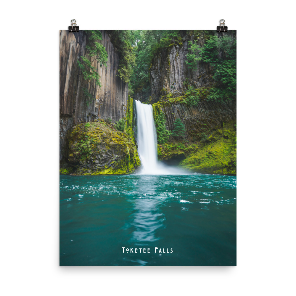 Toketee Falls Matte Poster