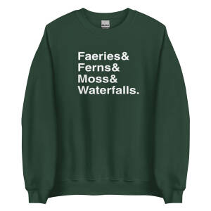 unisex crew neck sweatshirt forest green front 6603b30fdf0d4