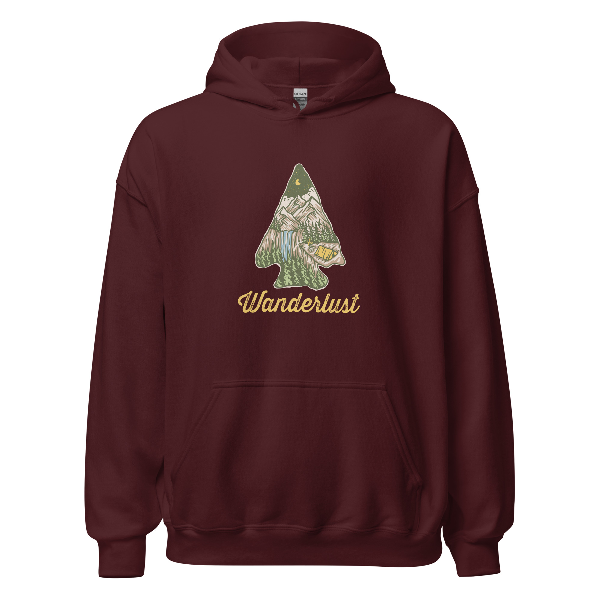 Wanderlust Arrowhead Waterfall Hoodie