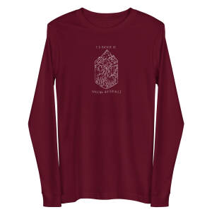 unisex long sleeve tee maroon front 660220254a272