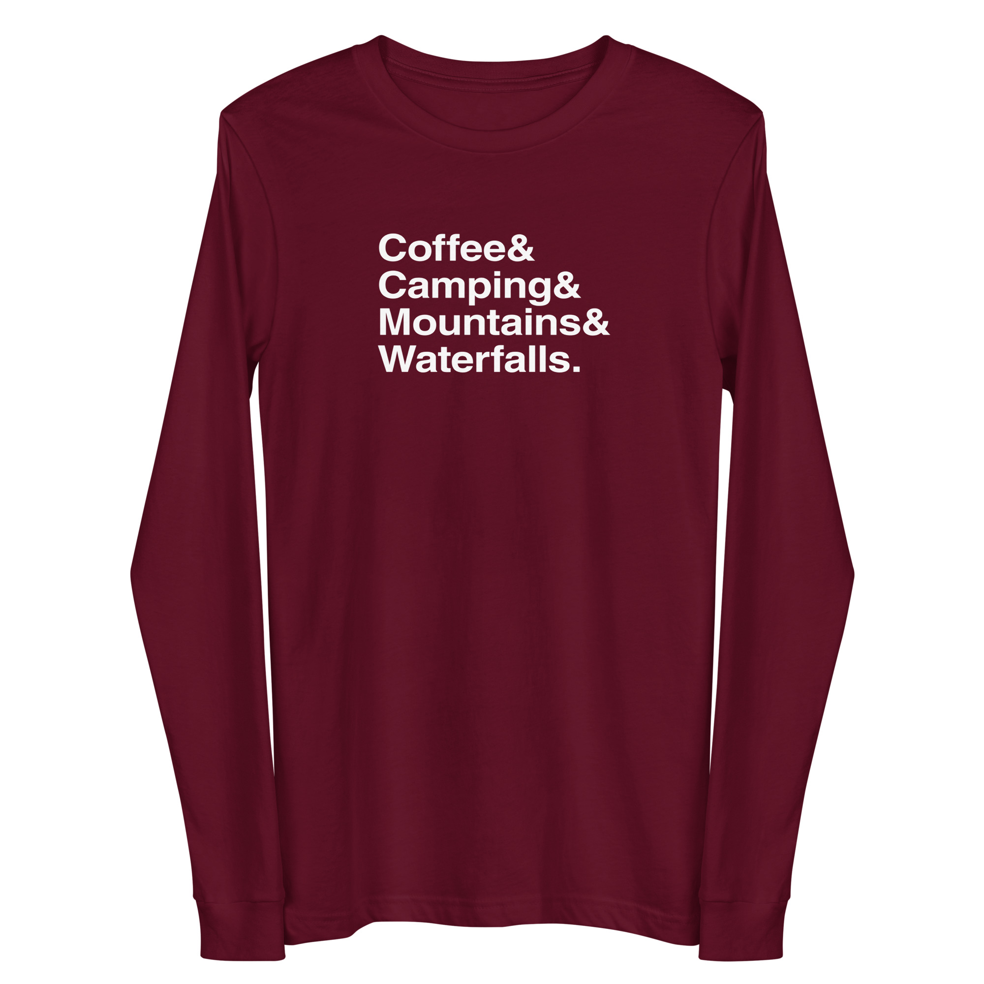 “Coffee and Camping” Long Sleeve Tee