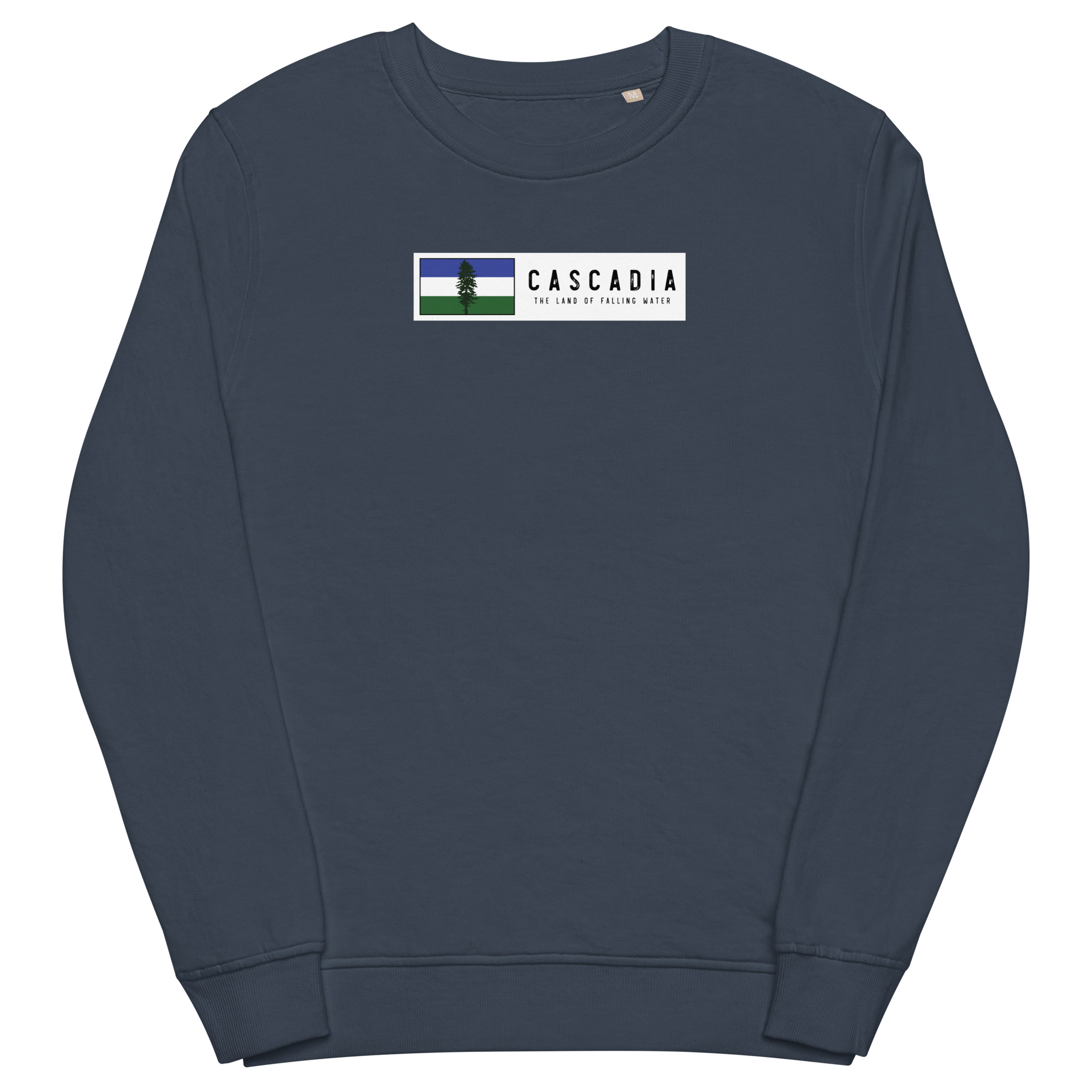 “Cascadia – The Land of Falling Water” Eco Sweatshirt