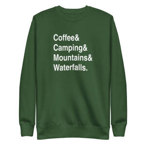 unisex premium sweatshirt forest green front 6603b448032ff