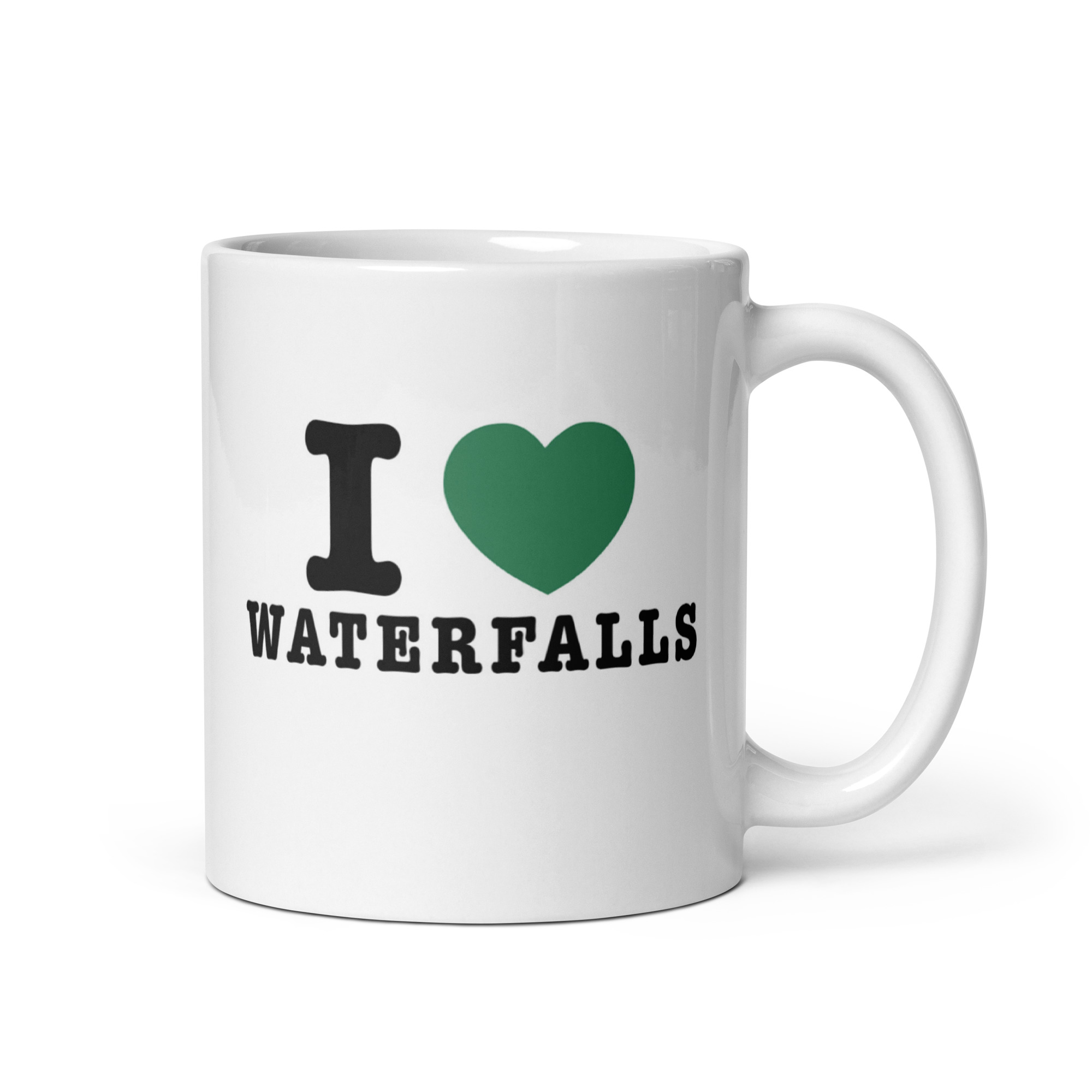 “I ♥ Waterfalls” Ceramic Mug