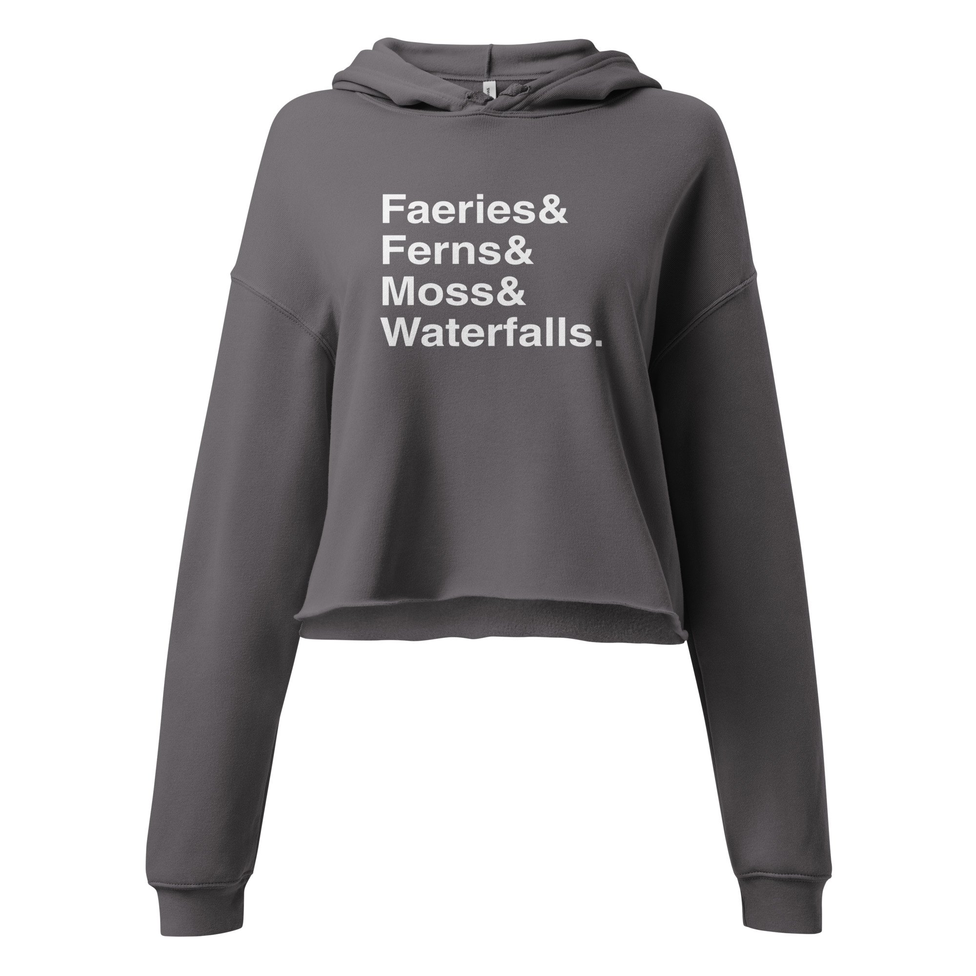 “Faeries and Ferns” Crop Hoodie